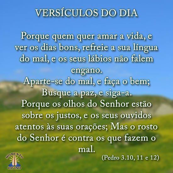 Versículo do Dia